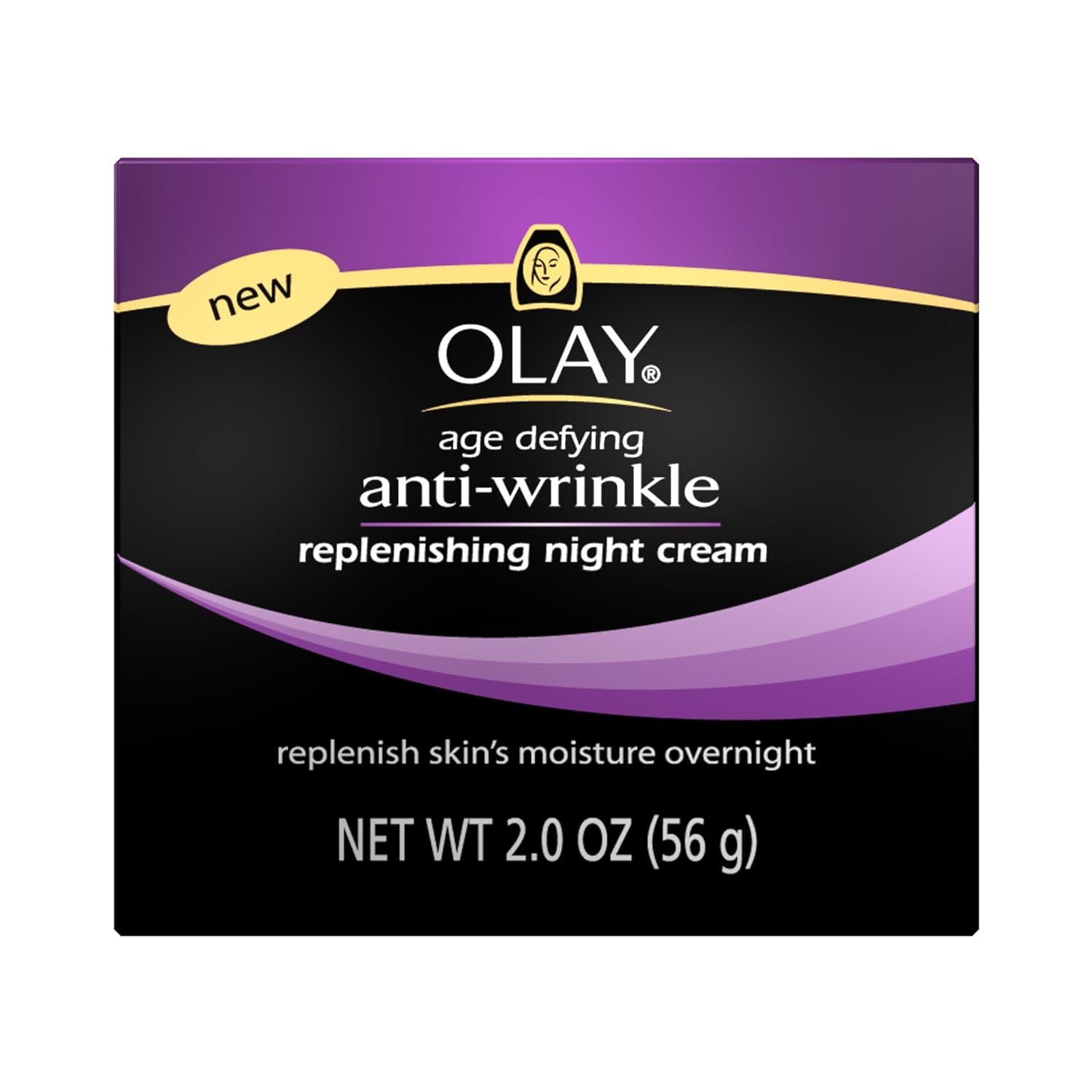 Olay Age Defying Anti-Wrinkle Night Cream, 2  (Pack of 2)