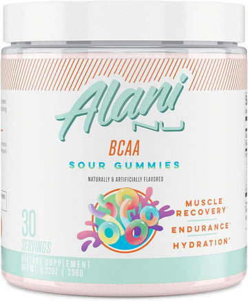 Alani Nu BCAA SOUR GUMMIES | Branch Chain Essential Amino Ac