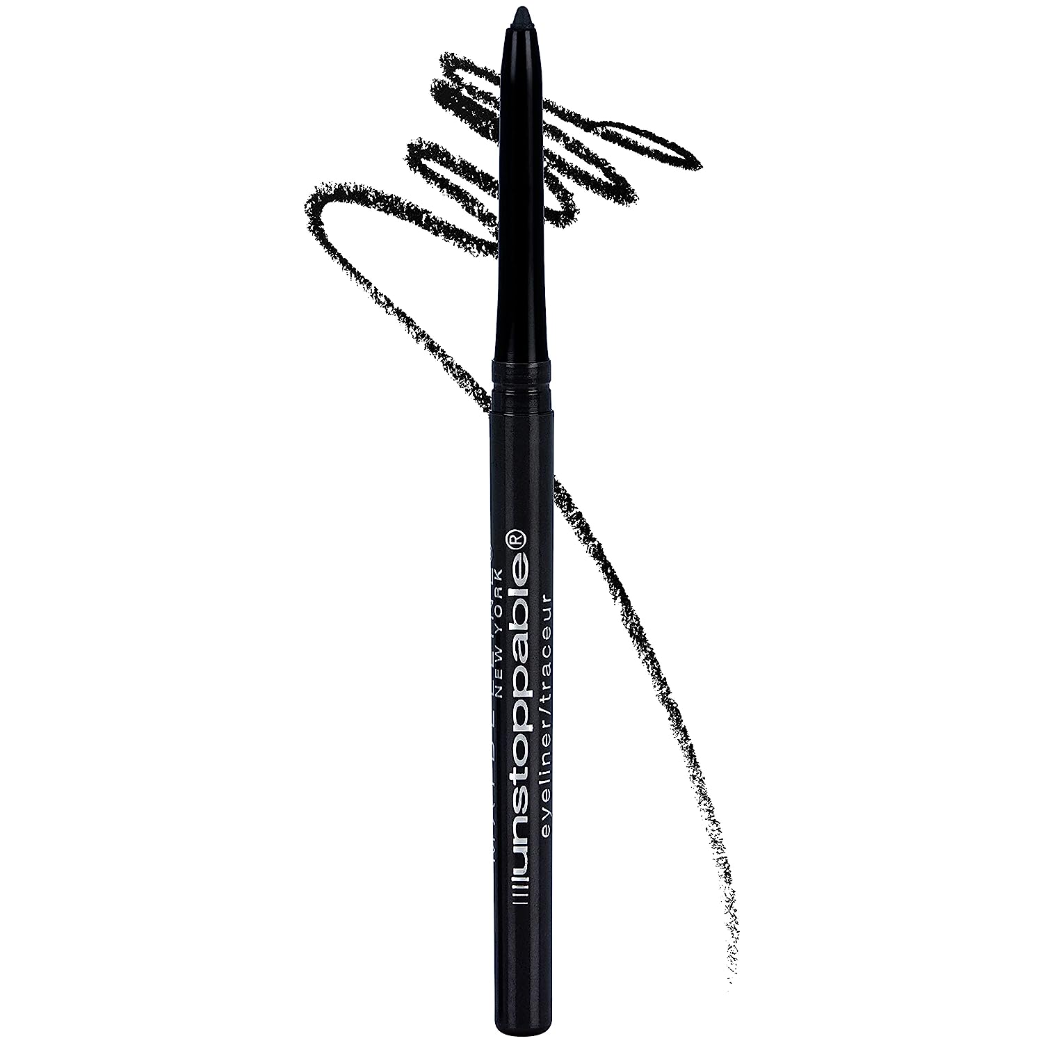 Maybelline New York Unstoppable Waterproof Mechanical Black Eyeliner, Onyx, 1 Count