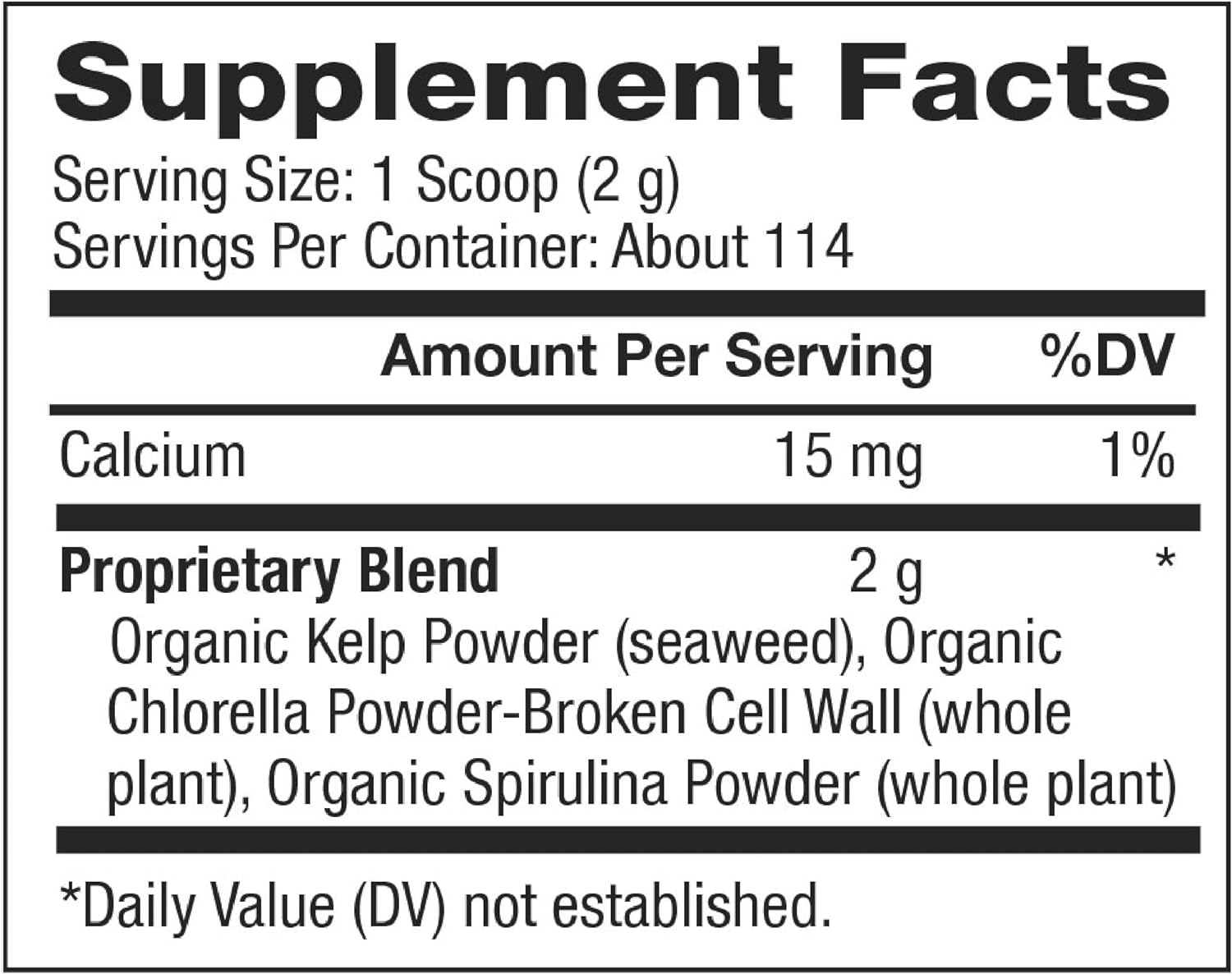 BareOrganics Marine Super Greens Powder | USDA Organic, Gluten-Free, V