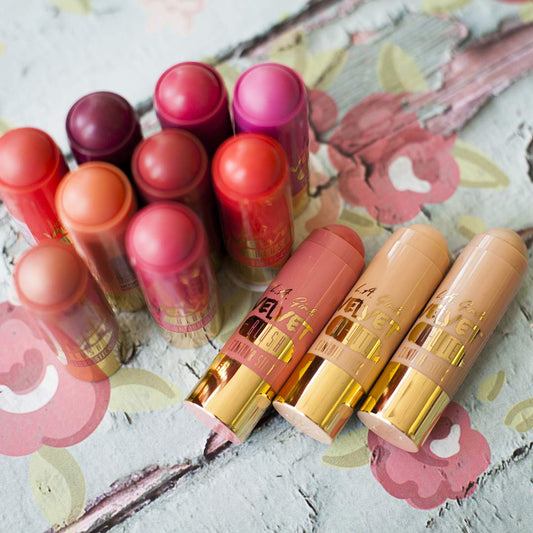 L.A. Girl Velvet Contour Sticks, Blush My Bae, 0.2  (Pack of 3)