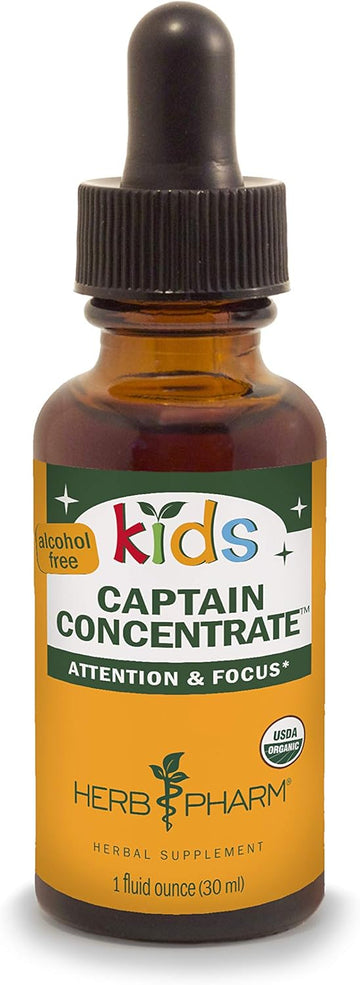 Herb Pharm Kids Certified-Organic Alcohol-Free Captain Concentrate Liq