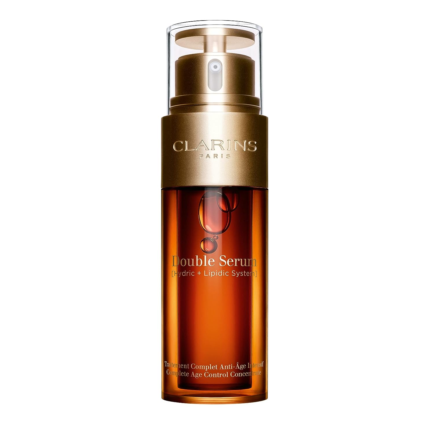 Clarins Double Serum | Anti-Aging | Visibly Firms, Smoothes and Boosts Radiance in Just 7 Days* | 21 Plant Ingredients, Including Turmeric | All Skin Types, Ages and Ethnicities