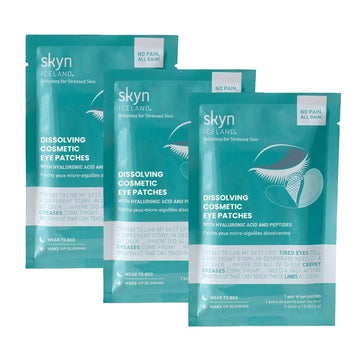 skyn ICELAND Dissolving Eye Patches with Hyaluronic Acid & Peptides, 3 Pairs