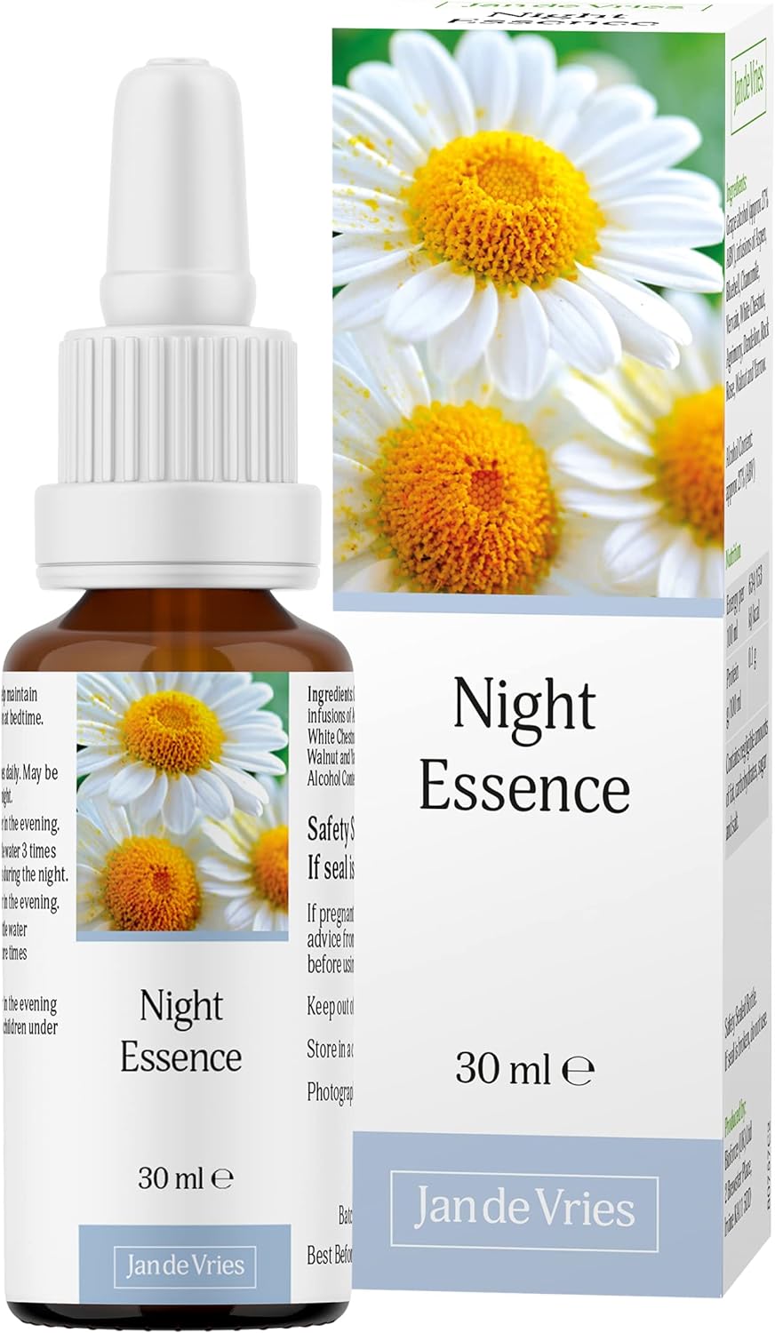 Jan De Vries Night Essence | Promote Better Sleep | Flower Essence | Q80 Grams
