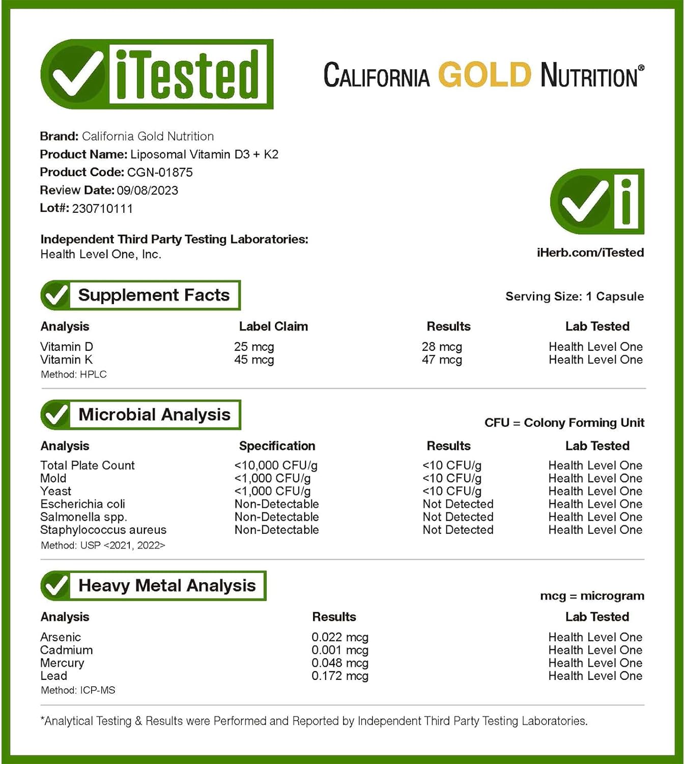 Liposomal Vitamin K2 + D3, Featuring Dry Liposome Delivery Method by A