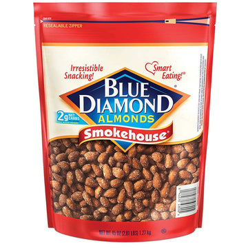 Blue Diamond Almonds, Smokehouse, 45 oz
