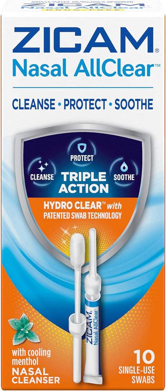 Zicam Nasal AllClear, Triple Action Nasal Cleanser with Cool