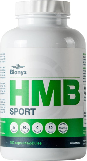 Blonyx HMB Sport Capsules - 3g Daily High Purity HMB, Enhanc