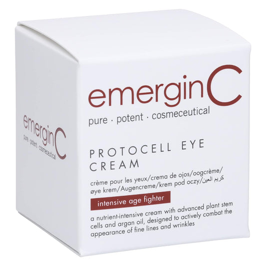 EmerginC Protocell Eye Cream - Plant Stem Cell Eye Treatment with Hyaluronic Acid to Address Visible Signs of Aging (0.5 , 15 ml)