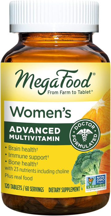 MegaFood Women's Advanced Multivitamin for Women - Doctor-Formulated W