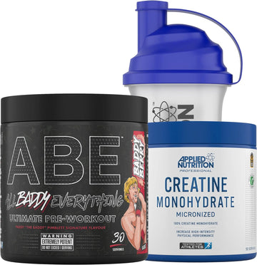 Applied Nutrition Bundle Abe Pre Workout 375G + Creatine 250G + 700Ml 500 Grams