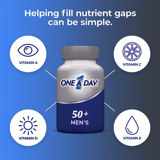 One A Day Mens 50+ Multivitamins, Supplement With Vitamin A, Vitamin
