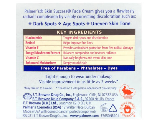 Palmers Skin Success Eventone Fade Cream Regular Jn22 07600 4.4