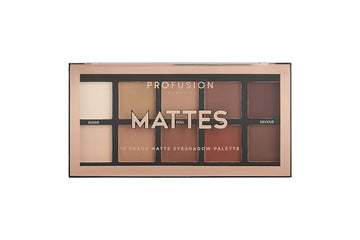 Profusion Cosmetics Mini Artistry 10 Shade Eyeshadow Palette, Mattes