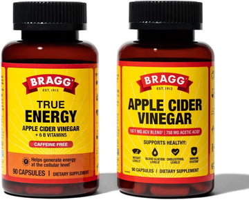Bragg Original & True Energy Apple Cider Vinegar Capsules - Vitamin D3