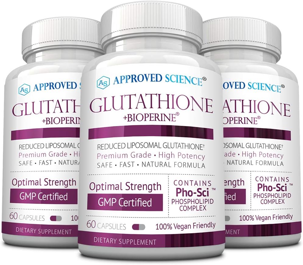 Approved Science Glutathione - 500 Mg - Phospholipid Complex, Vitamin