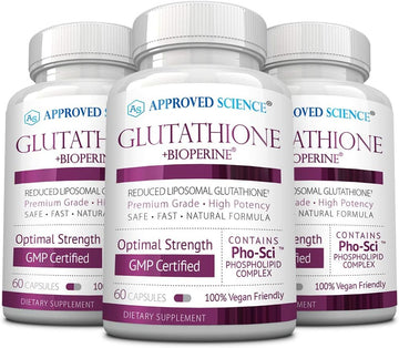 Approved Science Glutathione - 500 Mg - Phospholipid Complex, Vitamin