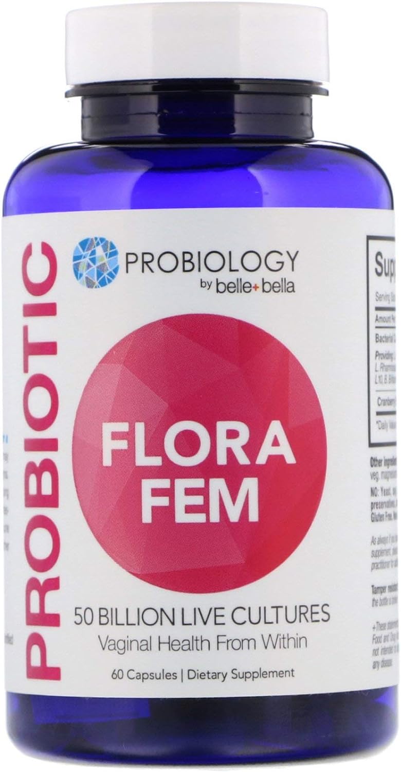 Belle And Bella Flora Fem Women'S Daily Probiotic | Probiotic + Prebio2.4 Ounces