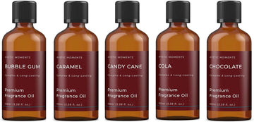 Mystic Moments | Sweet Shop Fragrance Oil Gift Starter Pack 5x100ml | 1.19 Kilo Grams