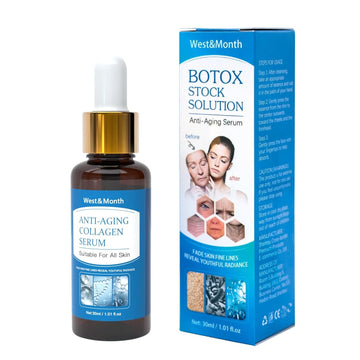 Botox Stock Solution Facial Serum Vitamin C Serum For Face, Anti Aging Collagen Serum/ Botox Face Serum with Vitamin E, Salicylic & Amino Acids, Botox Facial Serum Reduce Fine Lines, Wrinkles, Plump Skin