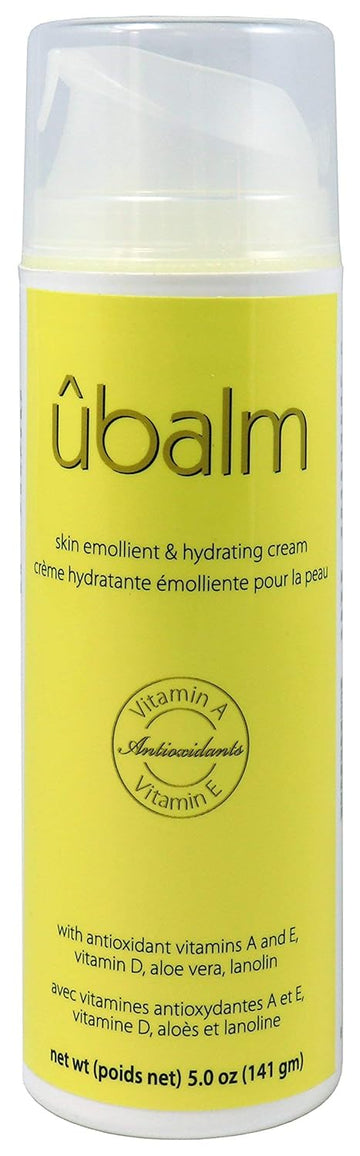 ubalm Yellow - Salon Formula Skin Emollient & Hydrating Cream With Light Lemon Fragrance (5  ) by makers of Original Udder Balm