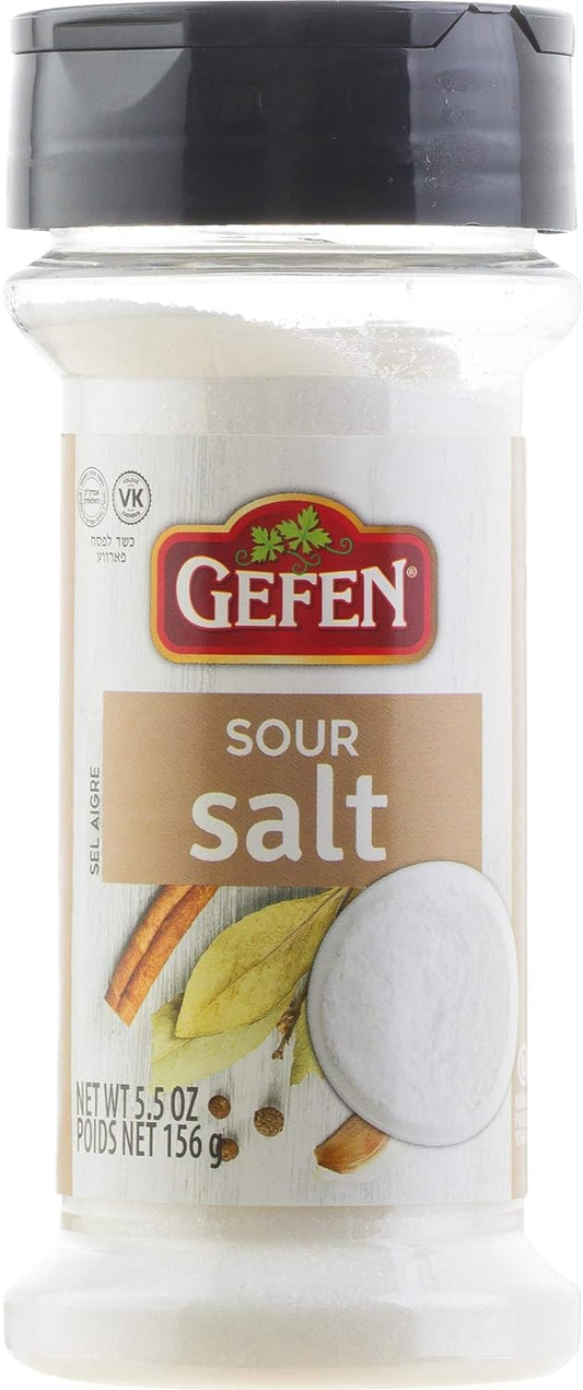 GEFEN Sour Salt, NET WT 5.5 oz (156g) : Grocery & Gourmet Fo