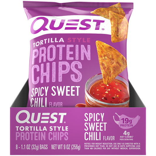 Quest Tortilla Style Protein Chips  Spicy Sweet Chili