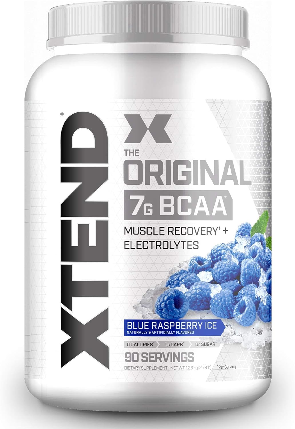 XTEND Original BCAA Powder Blue Raspberry Ice | Sugar Free Post Workou