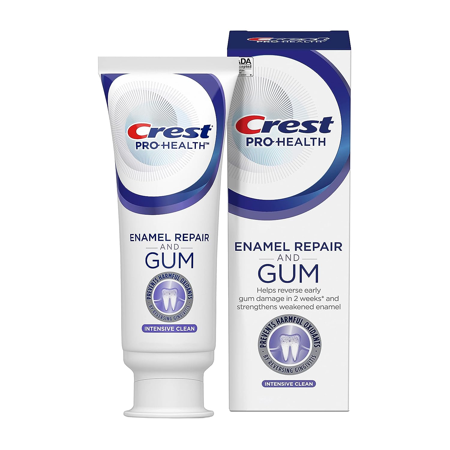 Crest Pro-Health Gum and Enamel Repair Toothpaste, Intensive Clean, 3.7