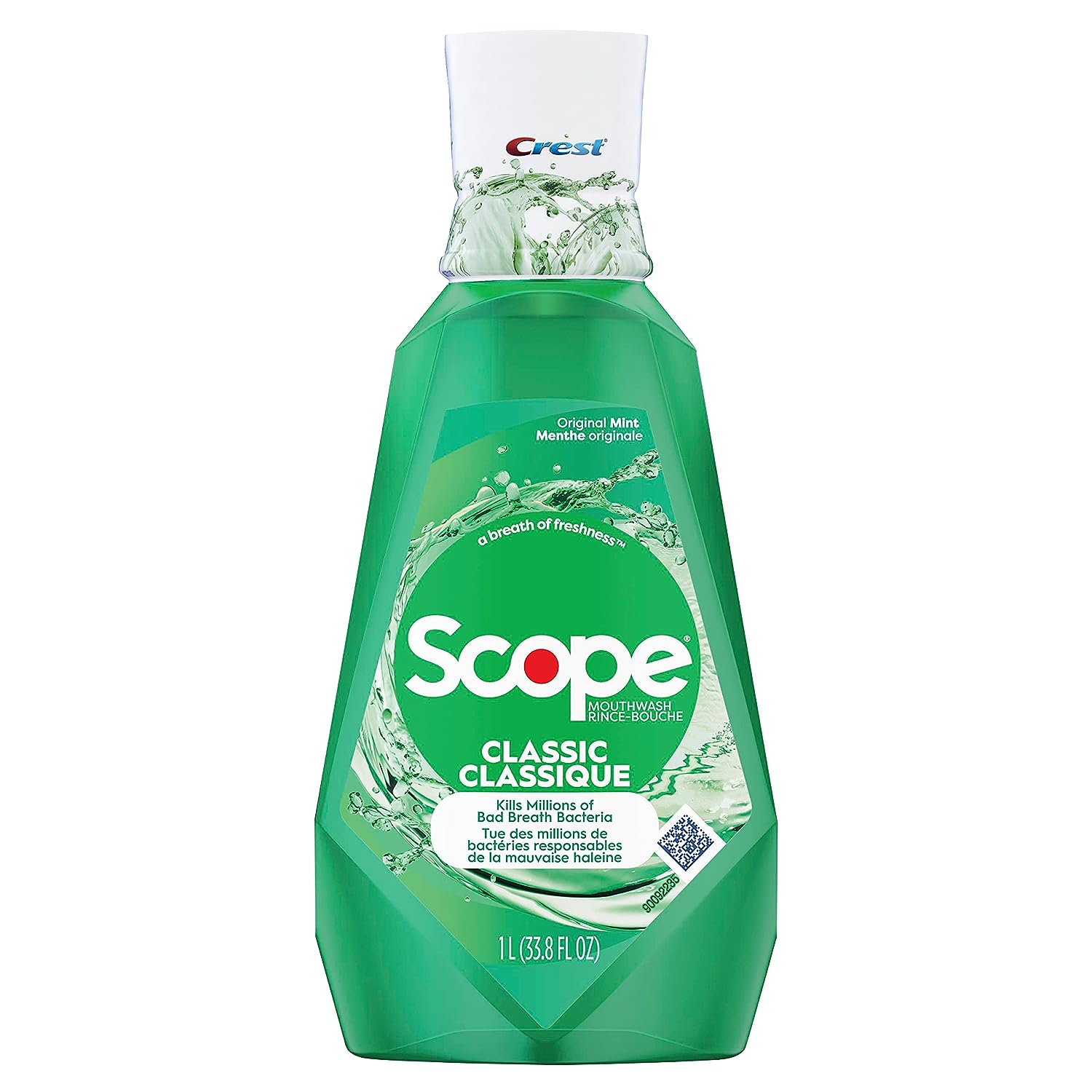 Crest Scope Formula Classic Mouthwash, original, 33.8