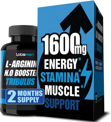 L Arginine Capsules Supplement - 1600mg Nitric Oxide Supplement - Nitric Oxide Booster, NO Booster- & Nitric Oxide Pills