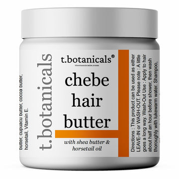 t.botanicals Chebe Butter, Chebe Hair Butter for Hair Growth, Hair Thickening, Ayurvedic Hair Butter with Horsetail