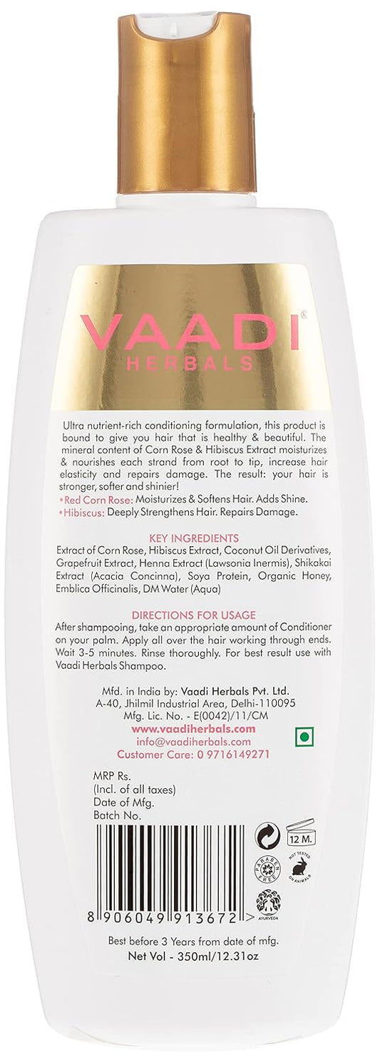 Vaadi Herbals Corn Rose Conditioner with Hibiscus Extract, 3