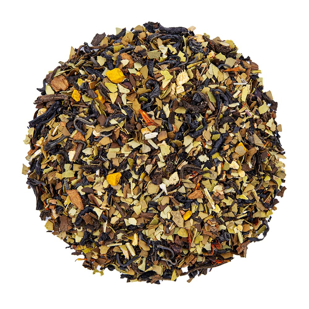 The Whistling Kettle Trugrit Energy Tea - Full Bodied Energizing Herbal Tea Blend with Pu-erh, Purple, and Yerba Mate