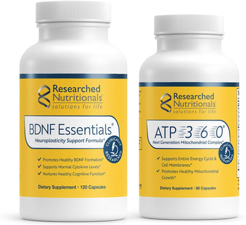 Researched Nutritionals Healthy Aging Bundle - Bdnf Essentials Brain H