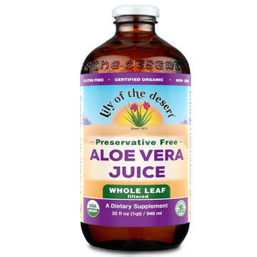 Lily of the Desert Aloe Vera Juice, Preservative Free - Whole Leaf Fil