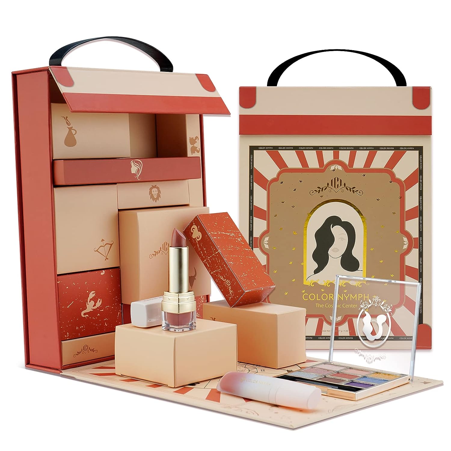 Makeup Kit for Teen Girls 12 Days Advent Calendar Week Makeup Countdown Set Perfect Makeup Advent Calendar of Makeup Gift Set Cruelty Free with 12 Individually Boxed Makeup Kits Surprises