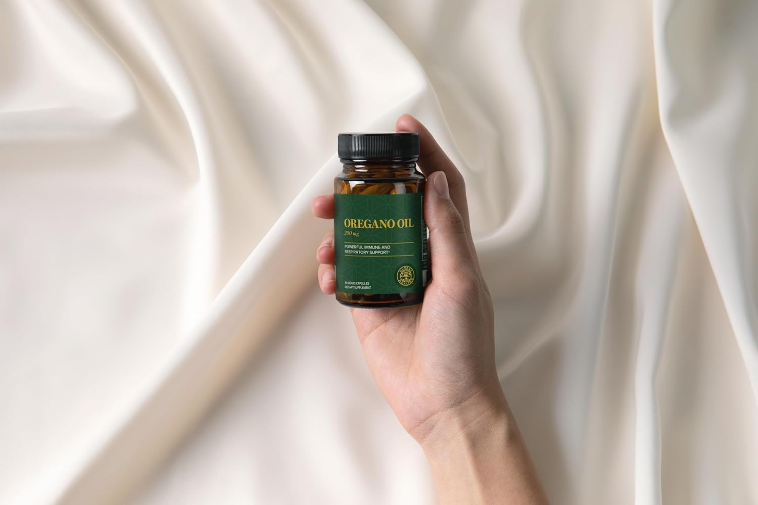 Global Healing Oregano Oil Capsules - Vegan Supplement For Immune Syst