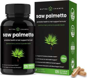 Saw Palmetto Supplement for Prostate Health [Extra Strength] 600mg Com