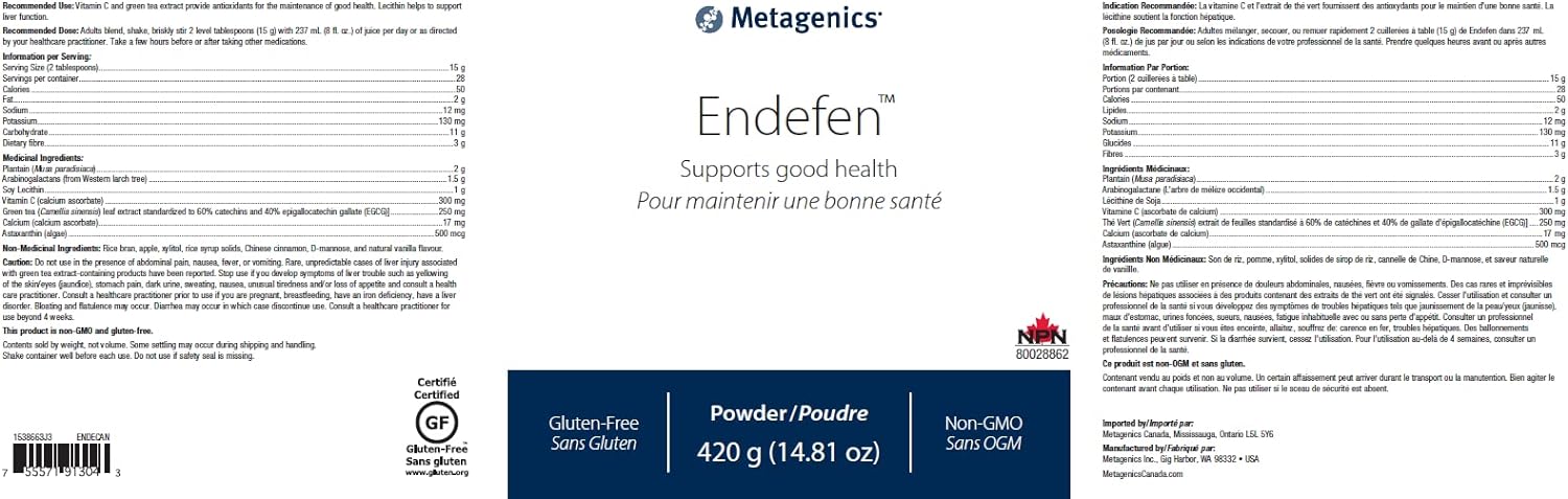 Metagenics Endefen® – Multi-Dimensional GI Support & Protection* – 56 