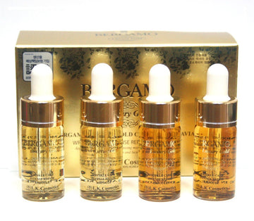 Bergamo / Luxury Gold Collagen & Caviar Wrinkle Care Repair Ampoule Set 13 4ea /Korean Cosmetics