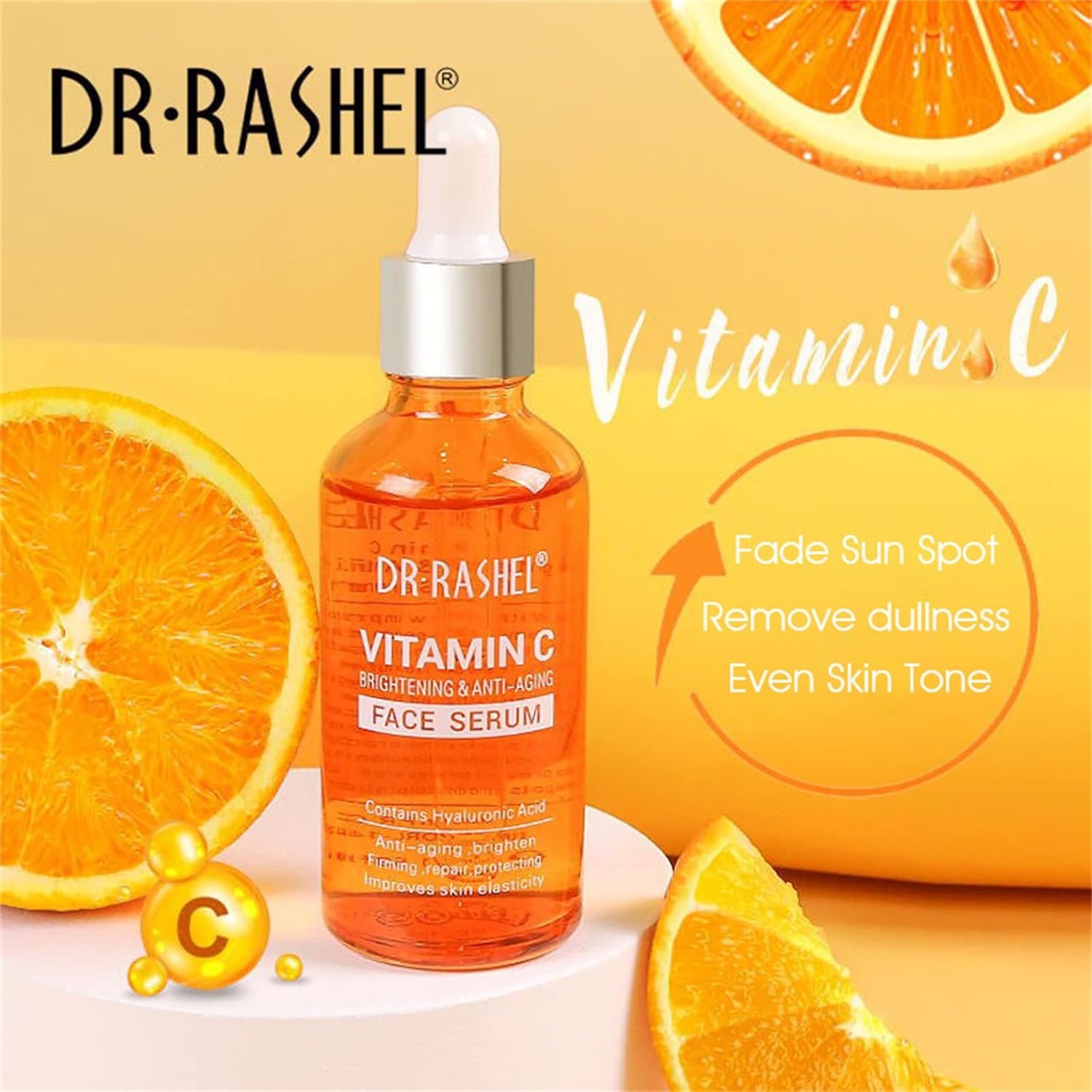 Esupli.com DR RASHEL Vitamin C Face Serum, Vitamin C Serum for Face wit