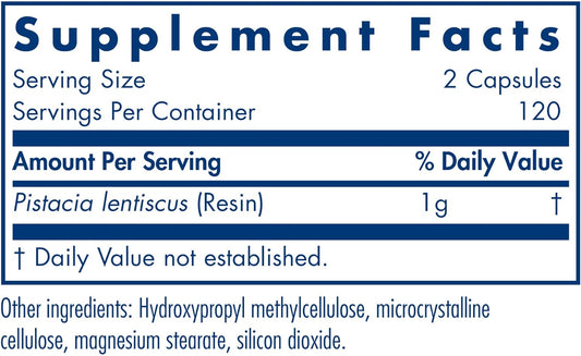 Allergy Research Group Mastic Gum Dietary Supplement - Authentic Chios