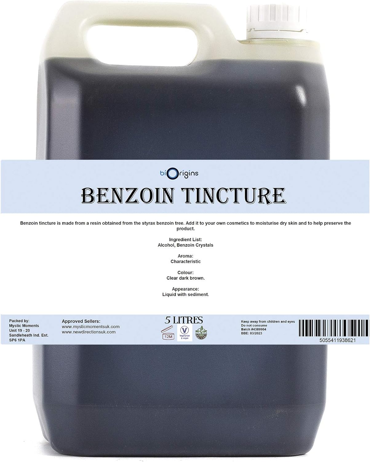 Benzoin Tincture Oil 5 litres

5 Kilo Grams