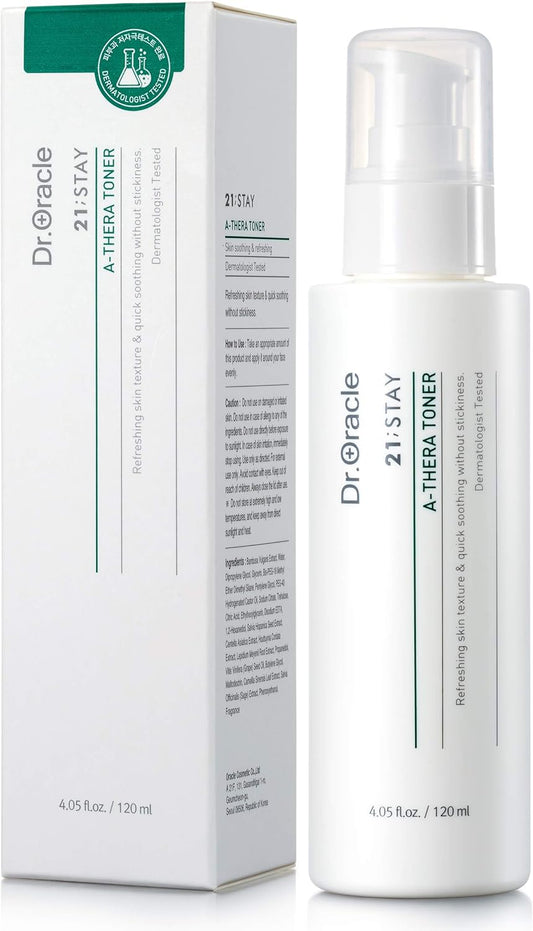 A-Thera Toner Facial Moisturizer Face Serum Korean Skincare Toner for Sensitive Skin, (4.05...), Dermatologist Tested, 21;Stay by DR.ORACLE