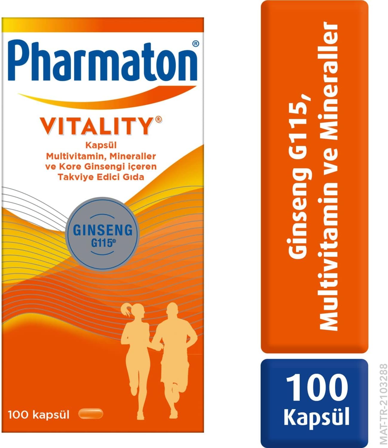 PHARMATON Vitality 100 Capsules to Restore Physical Efficiency with MU