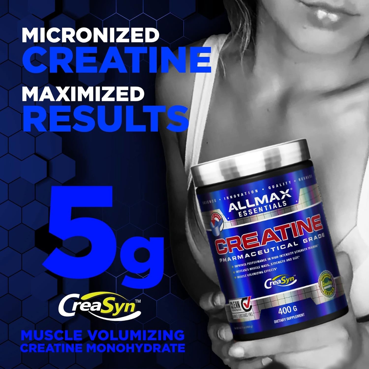 ALLMAX Essentials CREATINE - 400 g Powder - Improves Performance & Tra