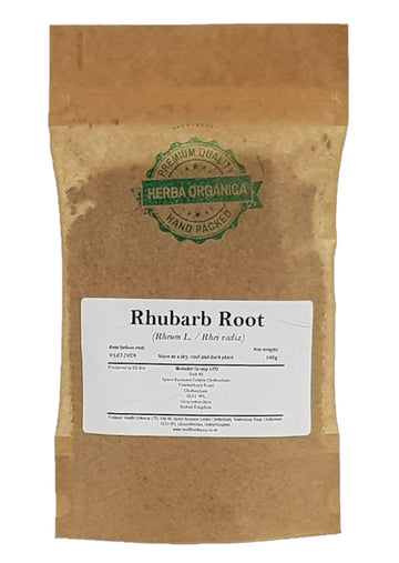 Rhubarb Root - Rheum L # Herba Organica # Dried Cut Root Loose Herbal Tea