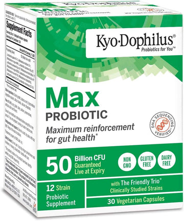 Kyo-Dophilus Max Probiotics, 30 Vegetarian Capsules4 Ounces